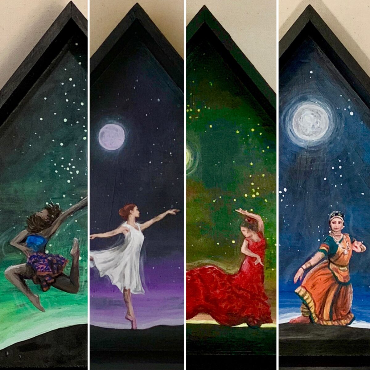 dancers collage