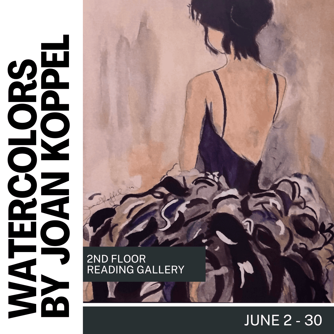 watercolors by joan koppel exhibit square